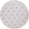 Safavieh Cambridge 132 Lavander/Ivory Area Rug Round