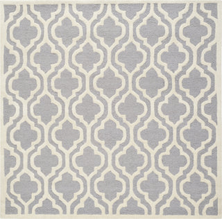 Safavieh Cambridge 132 Silver/Ivory Area Rug Square