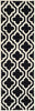 Safavieh Cambridge 132 Black/Ivory Area Rug Runner