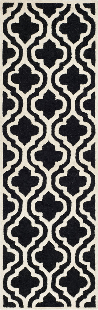 Safavieh Cambridge 132 Black/Ivory Area Rug Runner