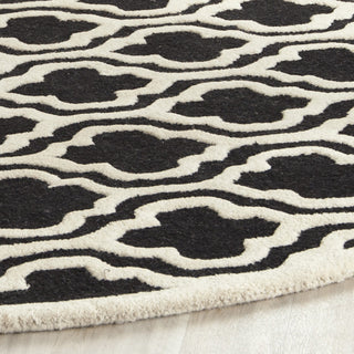 Safavieh Cambridge 132 Black/Ivory Area Rug Detail