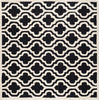 Safavieh Cambridge 132 Black/Ivory Area Rug Square