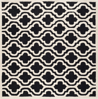 Safavieh Cambridge 132 Black/Ivory Area Rug Square