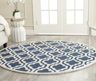 Safavieh Cambridge 132 Navy/Ivory Area Rug Room Scene