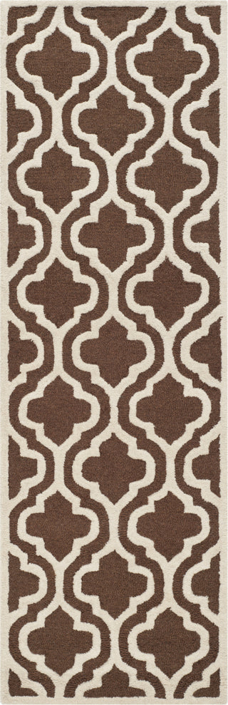 Safavieh Cambridge 132 Dark Brown/Ivory Area Rug Runner