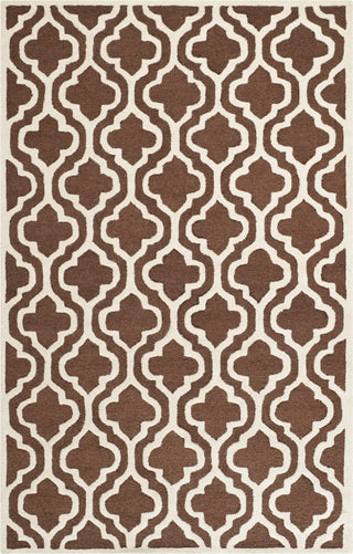 Safavieh Cambridge 132 Dark Brown/Ivory Area Rug Main