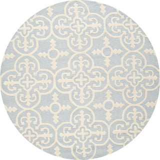 Safavieh Cambridge 133 Light Blue/Ivory Area Rug Round