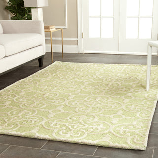 Safavieh Cambridge 133 Light Green/Ivory Area Rug Room Scene Feature