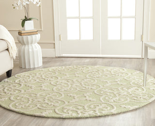 Safavieh Cambridge 133 Light Green/Ivory Area Rug Room Scene