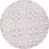 Safavieh Cambridge 133 Lavander/Ivory Area Rug Round