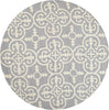 Safavieh Cambridge 133 Silver/Ivory Area Rug Round