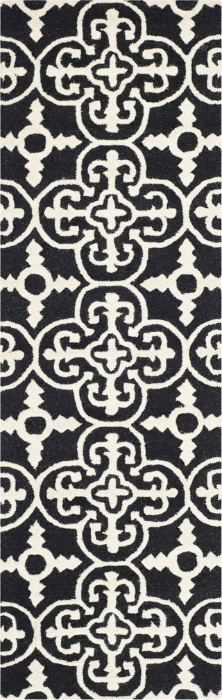 Safavieh Cambridge 133 Black/Ivory Area Rug Runner