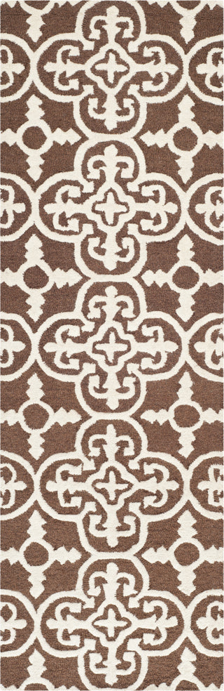 Safavieh Cambridge 133 Dark Brown/Ivory Area Rug Runner