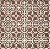 Safavieh Cambridge 133 Dark Brown/Ivory Area Rug Square