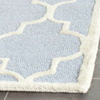 Safavieh Cambridge 134 Light Blue/Ivory Area Rug Detail