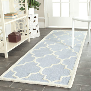 Safavieh Cambridge 134 Light Blue/Ivory Area Rug Room Scene