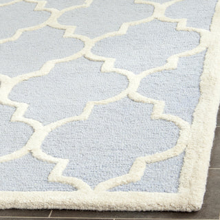 Safavieh Cambridge 134 Light Blue/Ivory Area Rug Detail