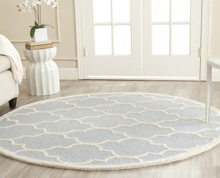 Safavieh Cambridge 134 Light Blue/Ivory Area Rug Room Scene