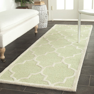 Safavieh Cambridge 134 Light Green/Ivory Area Rug Room Scene