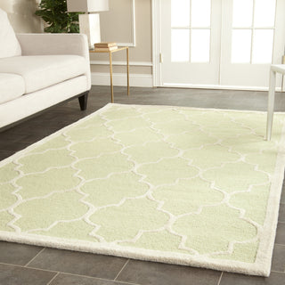 Safavieh Cambridge 134 Light Green/Ivory Area Rug Room Scene Feature