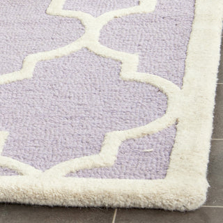 Safavieh Cambridge 134 Lavander/Ivory Area Rug Detail