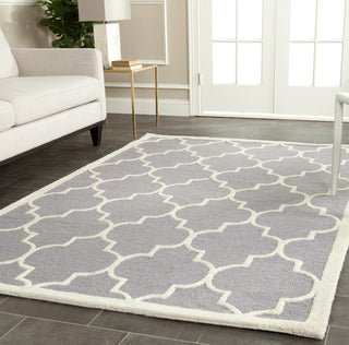 Safavieh Cambridge 134 Silver/Ivory Area Rug Room Scene Feature