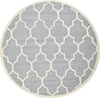 Safavieh Cambridge 134 Silver/Ivory Area Rug Round