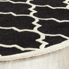 Safavieh Cambridge 134 Black/Ivory Area Rug Detail