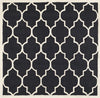 Safavieh Cambridge 134 Black/Ivory Area Rug Square