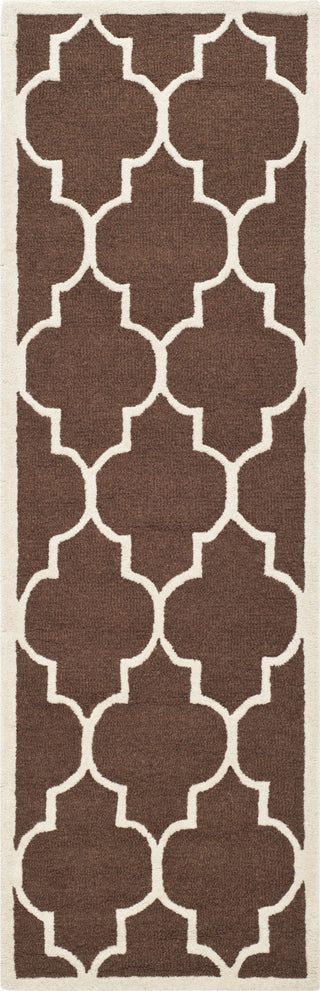 Safavieh Cambridge 134 Dark Brown/Ivory Area Rug Runner