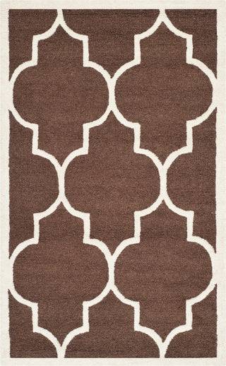 Safavieh Cambridge 134 Dark Brown/Ivory Area Rug Main