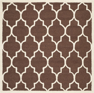 Safavieh Cambridge 134 Dark Brown/Ivory Area Rug Square