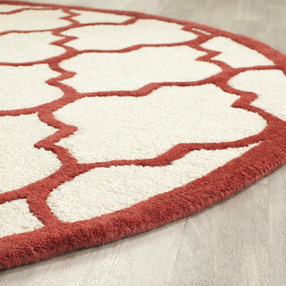 Safavieh Cambridge 134 Ivory/Rust Area Rug Detail