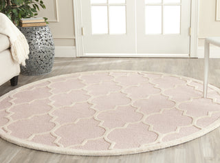 Safavieh Cambridge 134 Light Pink/Ivory Area Rug Room Scene