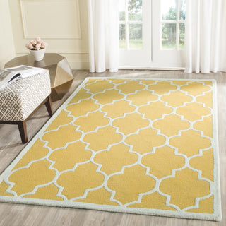 Safavieh Cambridge 134 Gold/Ivory Area Rug Room Scene Feature