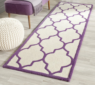 Safavieh Cambridge 134 Ivory/Purple Area Rug Room Scene