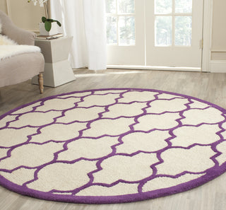 Safavieh Cambridge 134 Ivory/Purple Area Rug Room Scene