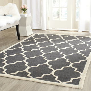 Safavieh Cambridge 134 Dark Grey/Ivory Area Rug Room Scene Feature