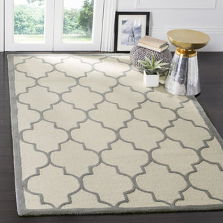 Safavieh Cambridge 134 Ivory/Silver Area Rug Room Scene Feature