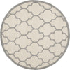 Safavieh Cambridge 134 Ivory/Silver Area Rug Round