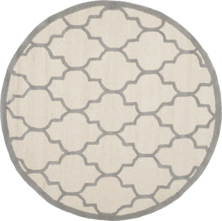 Safavieh Cambridge 134 Ivory/Silver Area Rug Round