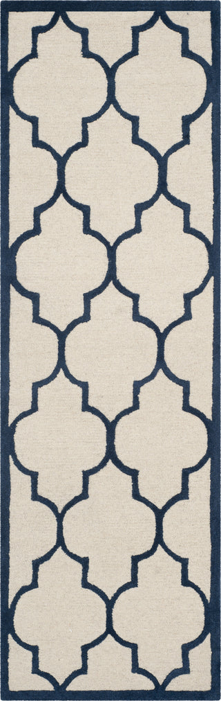 Safavieh Cambridge 134 Ivory/Navy Area Rug Runner