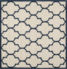 Safavieh Cambridge 134 Ivory/Navy Area Rug Square