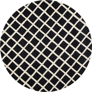 Safavieh Cambridge 135 Black/Ivory Area Rug Round