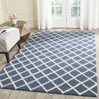 Safavieh Cambridge 135 Navy/Ivory Area Rug Room Scene Feature