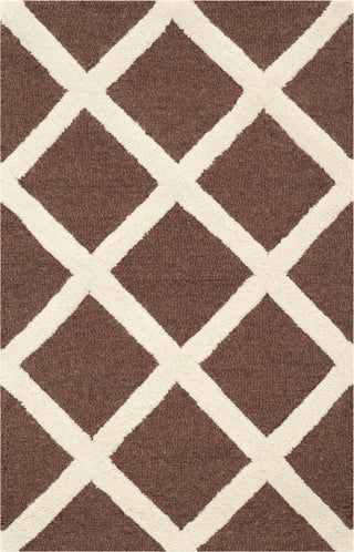 Safavieh Cambridge 135 Dark Brown/Ivory Area Rug 