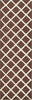 Safavieh Cambridge 135 Dark Brown/Ivory Area Rug Runner