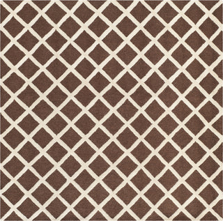 Safavieh Cambridge 135 Dark Brown/Ivory Area Rug Square