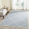 Safavieh Cambridge 136 Light Blue/Ivory Area Rug Room Scene Feature