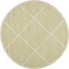 Safavieh Cambridge 136 Light Green/Ivory Area Rug Round